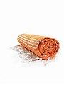 Hamam Sultan Towel, orange/white, 100 x 180cm