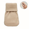 Hand warmer knitted polyester, beige