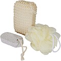 Harmony 3-piece bath accessories set, natural