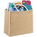 Harry coloured edge jute tote bag 25L
