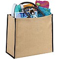 Harry coloured edge jute tote bag 25L