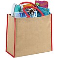 Harry coloured edge jute tote bag 25L
