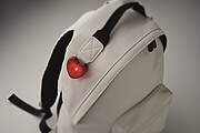 Heart shaped reflector red light