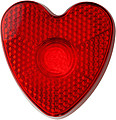 Heart shaped safety light Red