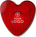 Heart shaped safety light Red