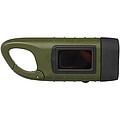 Helios recycled plastic solar dynamo flashlight with carabiner