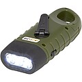 Helios recycled plastic solar dynamo flashlight with carabiner