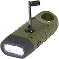 Helios recycled plastic solar dynamo flashlight with carabiner