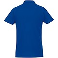 Helios short sleeve mens polo, blue, M