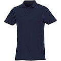 Helios short sleeve mens polo, navy, M
