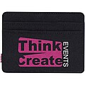 Herschel Charlie recycled RFID card holder, solid black