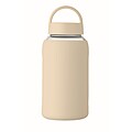 High borosilicate glass bottle, beige