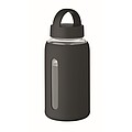High borosilicate glass bottle, black