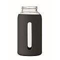 High borosilicate glass bottle, black