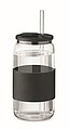 High borosilicate tumbler 550ml, black