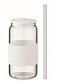 High borosilicate tumbler 550ml, white