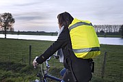 High visibility backpack coverYellow