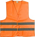 High visibility promotional safety jacket.Orange