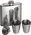 Hipflask set with 2 cups