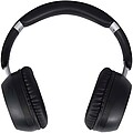 Hoggar recycled plastic over-ear foldeable ANC and ENC headphones, solid black