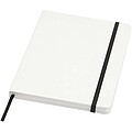 Holm A5 stone paper hard cover notebook with lined pages, white