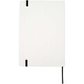 Holm A5 stone paper hard cover notebook with lined pages, white