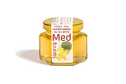 Honey 125g hexagon, linden