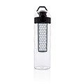Honeycomb lockable leak proof infuser bottle, black