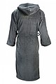 Hooded Bathrobe, anthracite, S/M