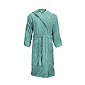 Hooded Bathrobe, teal, S/M