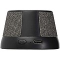Horna 3W recycled plastic magnetic wireless speaker, solid black