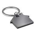House shape plastic key ring