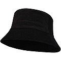 Howson recycled corduroy sun hat, solid black