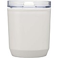 Hudson 180 ml recycled plastic double-wall tumbler, white