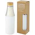 Hulan 540 ml copper vacuum insulated stainless steel bottle with bamboo lid