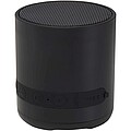 Hunor 3W recycled plastic wireless speaker, solid black
