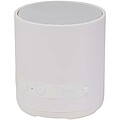 Hunor 3W recycled plastic wireless speaker, white