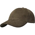 Hutton 6 panel recycled corduroy cap, forest green