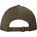 Hutton 6 panel recycled corduroy cap, forest green