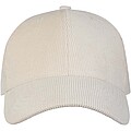 Hutton 6 panel recycled corduroy cap, sandstone