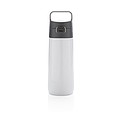 Hydrate leak proof lockable vacuum bottle, white