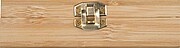Ice cube set in Bamboo case, beige