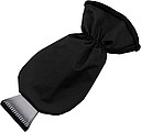 Ice scraper and polyester glove.Black