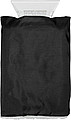 Ice scraper in fleece glove.Black