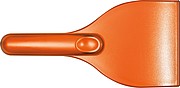 Ice scraper transparently frosted, orange