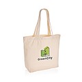 Impact Aware™ 240 gsm rcanvas shopper w/pocket undyed