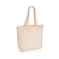 Impact Aware™ 240 gsm rcanvas shopper w/pocket undyed