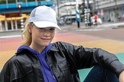 Impact AWARE™ Brushed rcotton 5 panel trucker cap 190gr