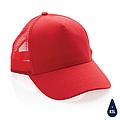 Impact AWARE™ Brushed rcotton 5 panel trucker cap 190gr