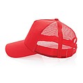 Impact AWARE™ Brushed rcotton 5 panel trucker cap 190gr